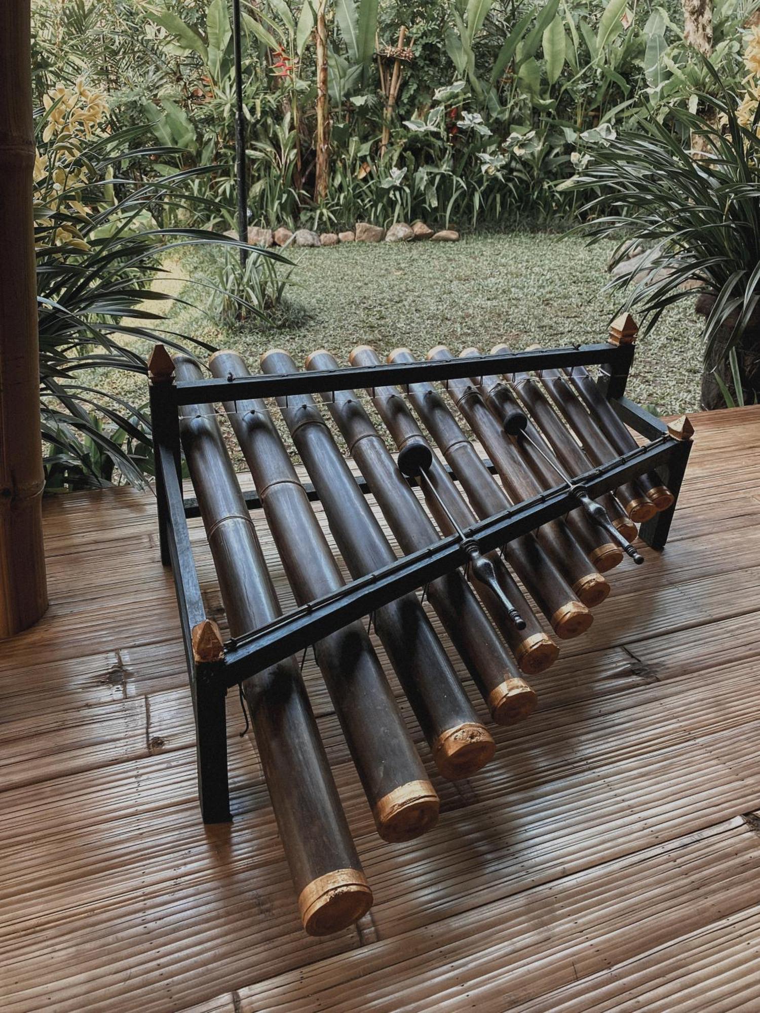 Villa Alamvaya Bali Bamboo House à Sidemen  Extérieur photo