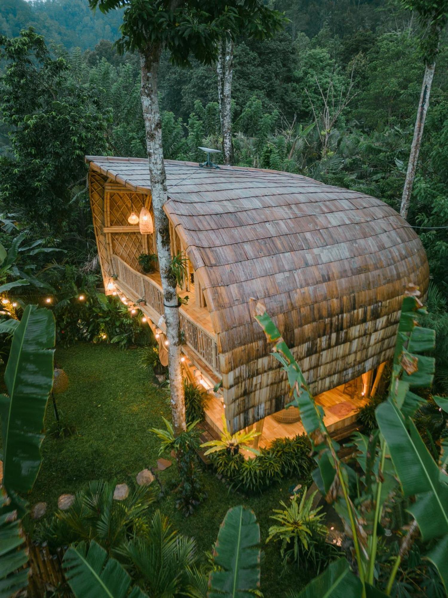 Villa Alamvaya Bali Bamboo House à Sidemen  Extérieur photo