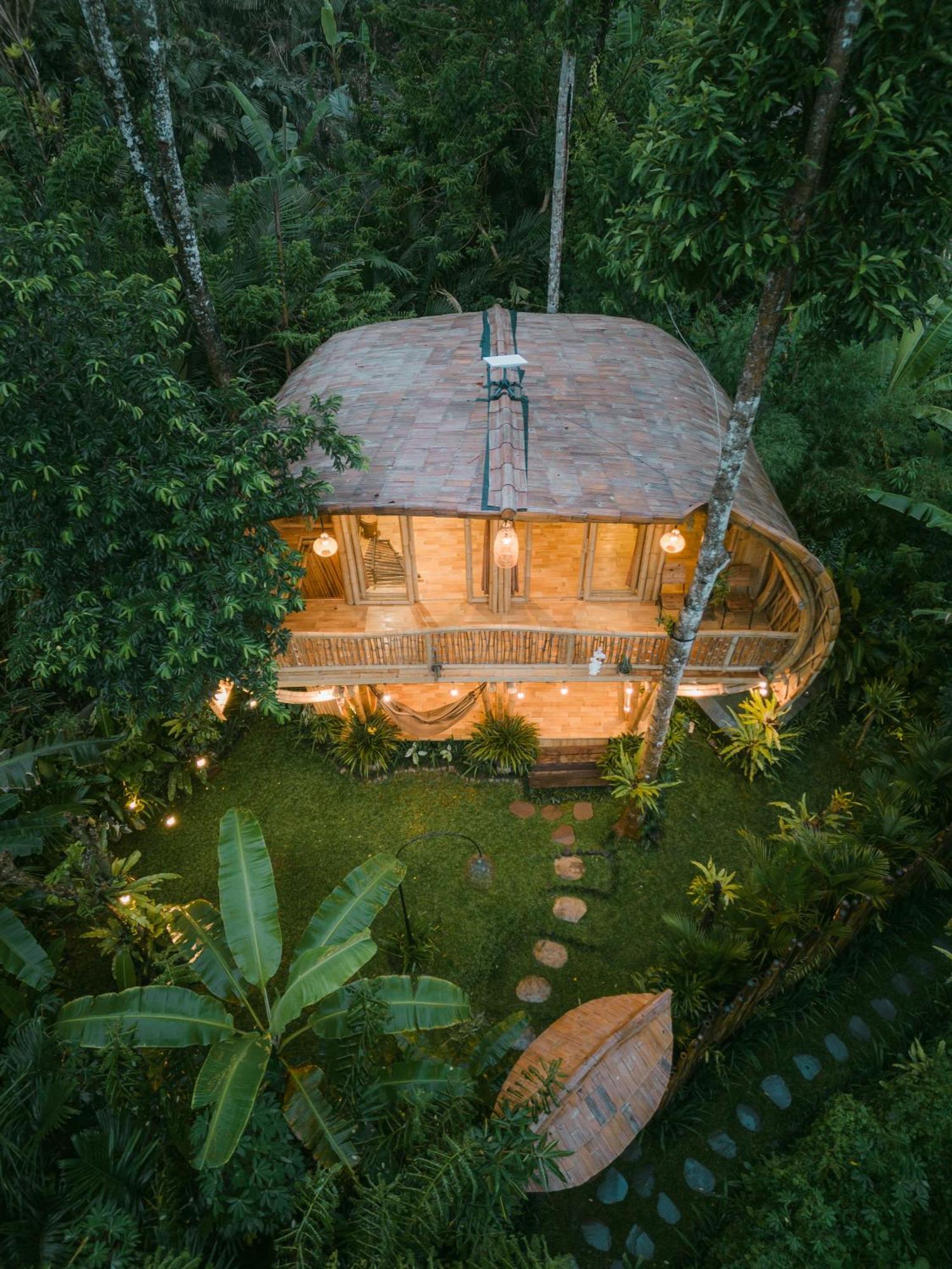 Villa Alamvaya Bali Bamboo House à Sidemen  Extérieur photo