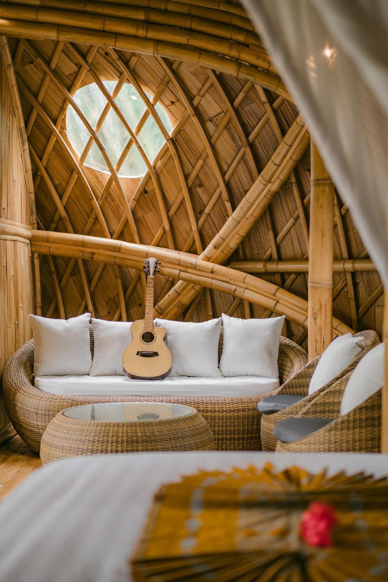 Villa Alamvaya Bali Bamboo House à Sidemen  Extérieur photo