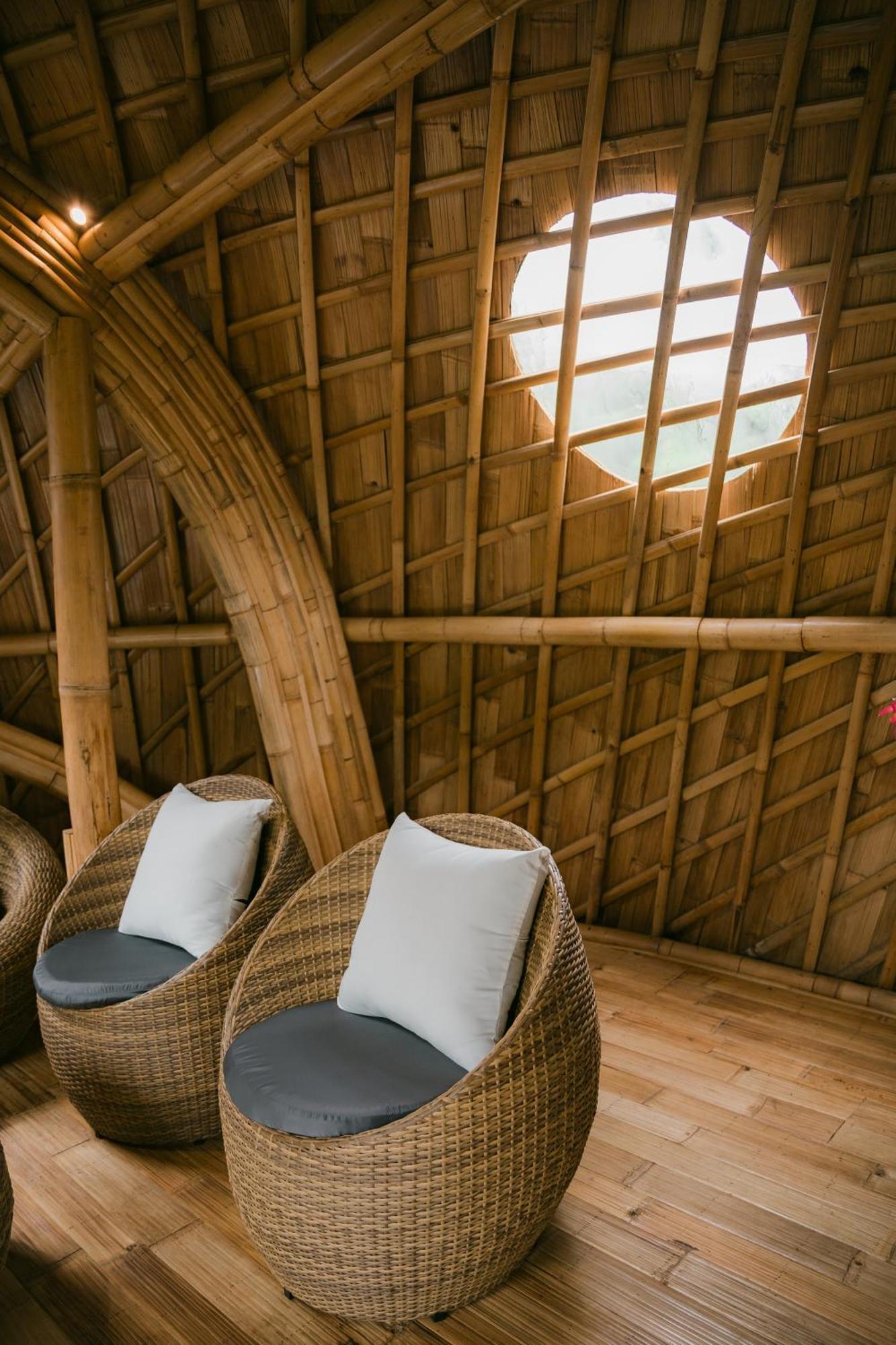 Villa Alamvaya Bali Bamboo House à Sidemen  Extérieur photo