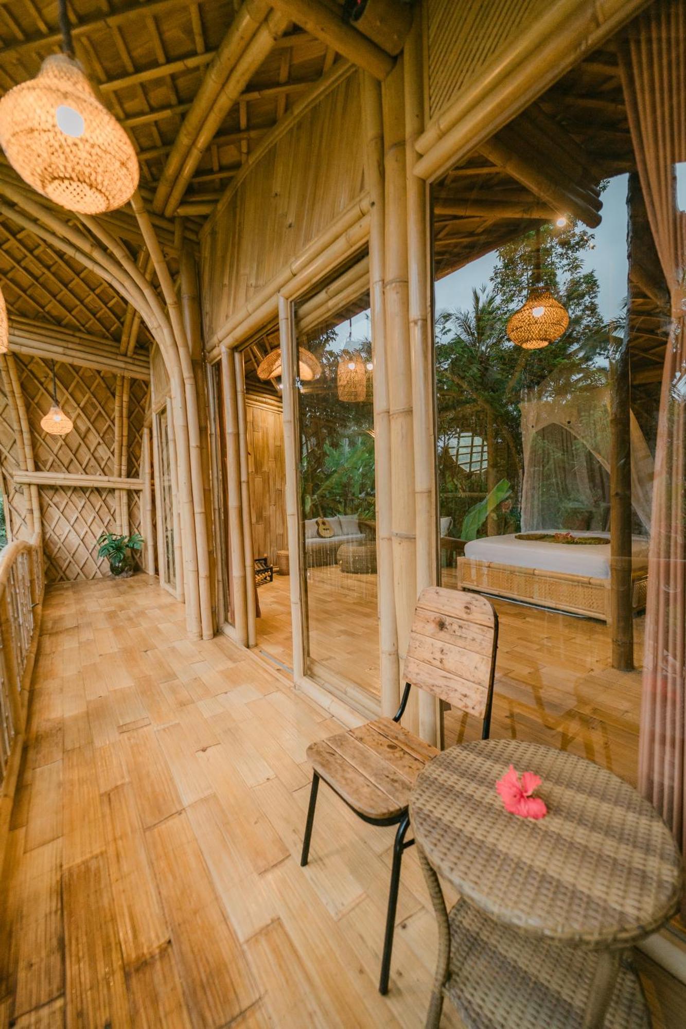 Villa Alamvaya Bali Bamboo House à Sidemen  Extérieur photo