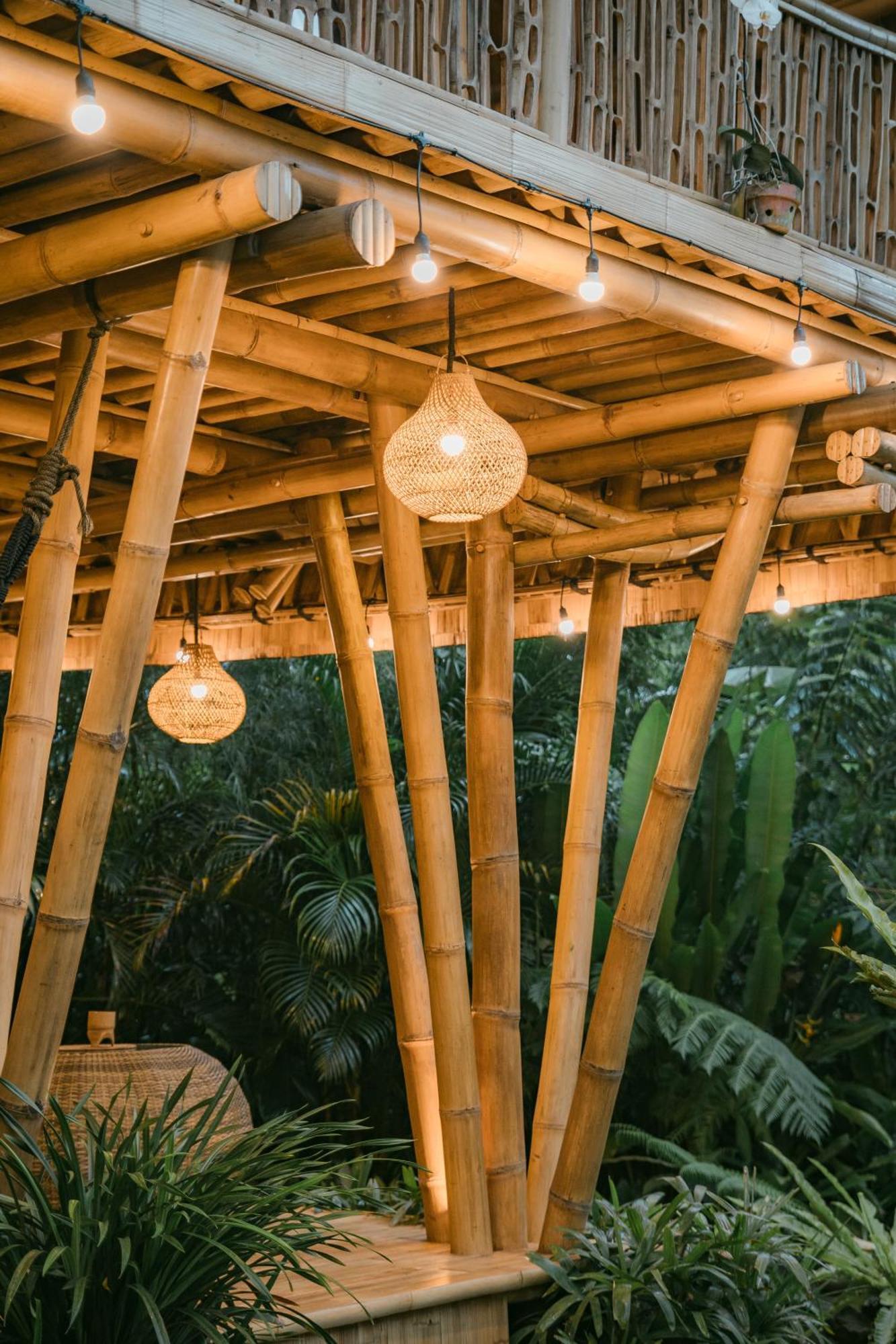 Villa Alamvaya Bali Bamboo House à Sidemen  Extérieur photo