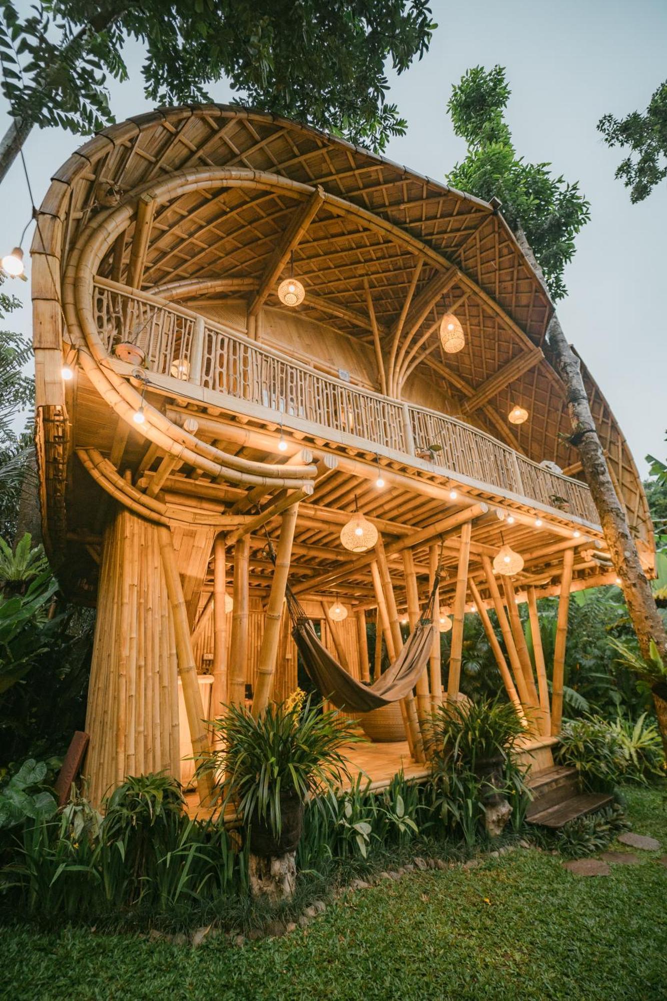 Villa Alamvaya Bali Bamboo House à Sidemen  Extérieur photo