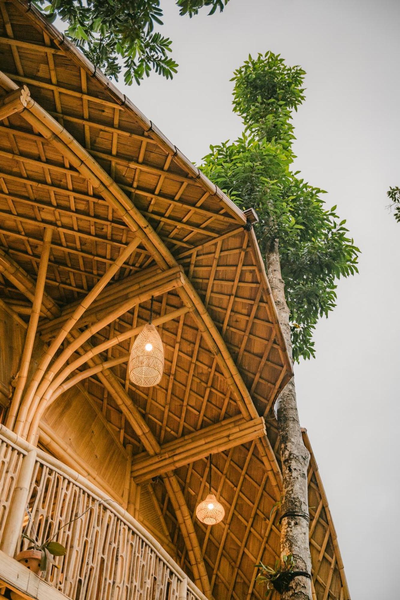Villa Alamvaya Bali Bamboo House à Sidemen  Extérieur photo
